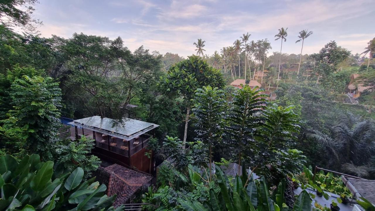 The Sebali Resort Ubud Exterior foto View of the house from the top of the hill